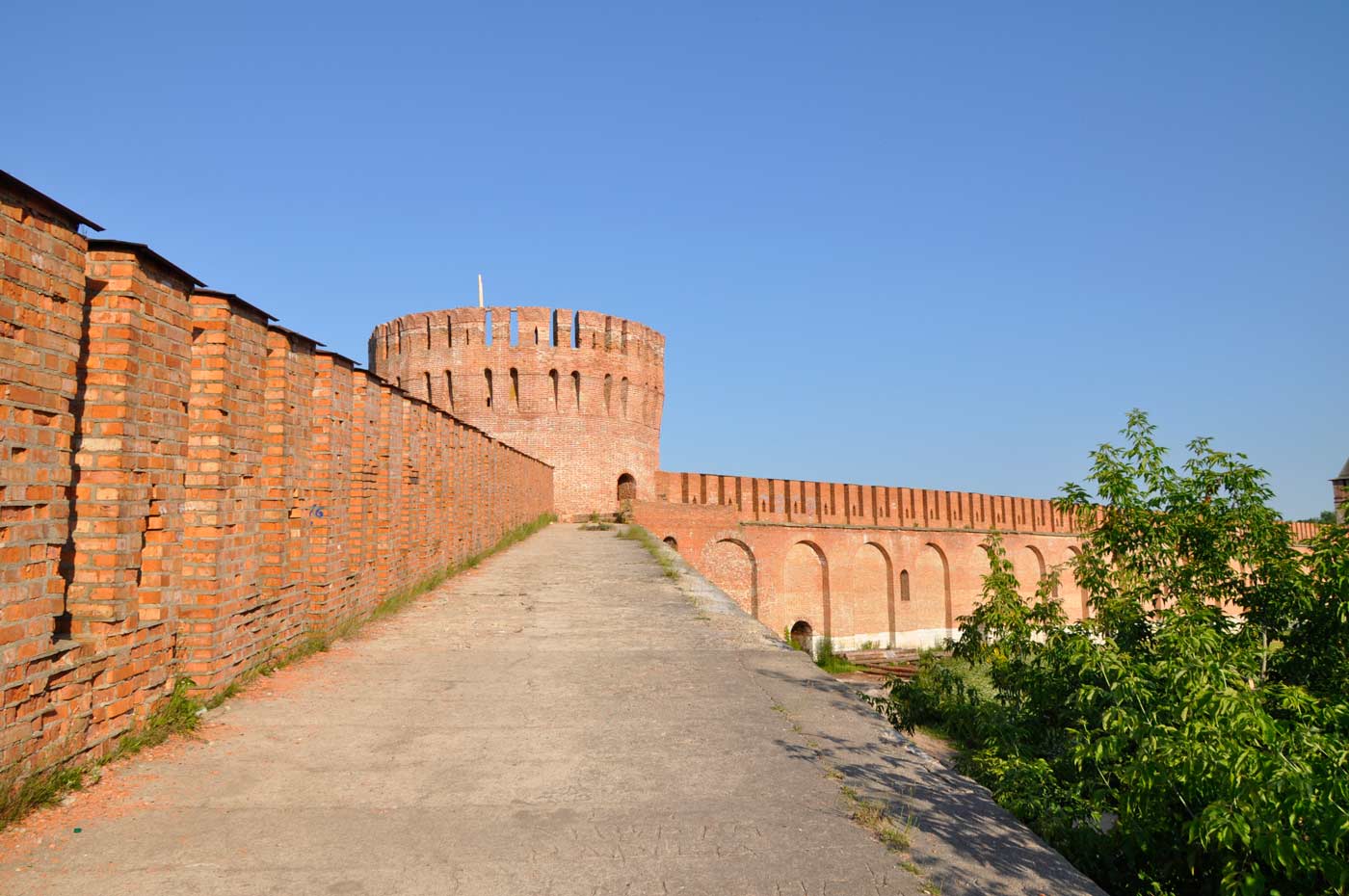 Крепостная стена в Смоленске
